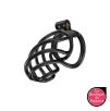 Cage de chasteté Tortille L 9.5 x 3.4 cm Noire Cage de chasteté Tortille L 9.5 x 3.4 cm Noire