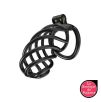 Cage de chasteté Tortille XL 11 x 3.4 cm Noire Cage de chasteté Tortille XL 11 x 3.4 cm Noire