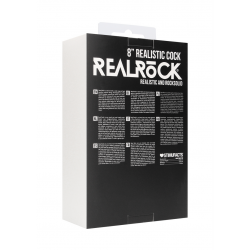 Gode réaliste avec testicules Realrock 20x4cm