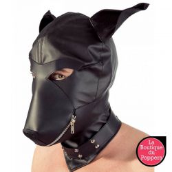 Cagoule Dog Fetish Simili noir