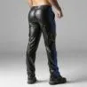 Pantalon MASSIVE RUDE Noir-Bleu