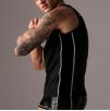 Débardeur ZIPPER VEST Noir-Blanc Débardeur ZIPPER VEST Noir-Blanc