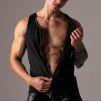 Débardeur ZIPPER VEST Noir-Bleu Débardeur ZIPPER VEST Noir-Bleu