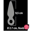 Plug Finger Transparent 7 x 2.5 cm