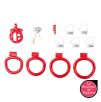 Cage de chasteté courte Lyfy 4 x 3.3cm Rouge Cage de chasteté courte Lyfy 4 x 3.3cm Rouge