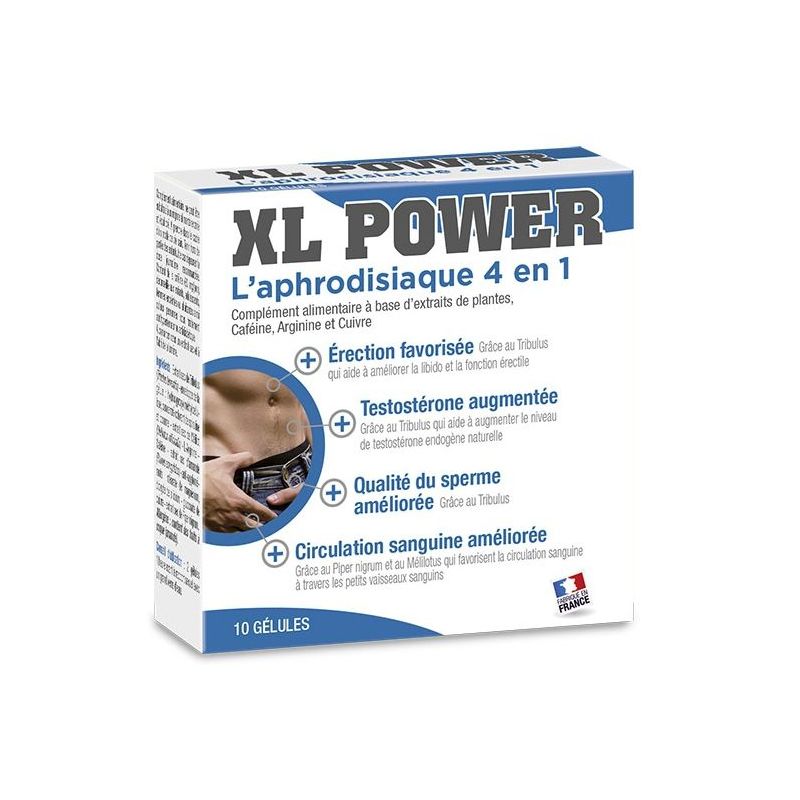 Stimulant Erection XL Power 10 gélules pas cher