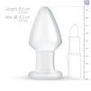 Plug en Verre n° 25 - 9.5 x 4.4 cm Plug en Verre n° 25 - 9.5 x 4.4 cm