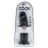 Gode king Cock 24 x 6.4cm Noir