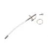 Tige percée Catheter 19cm - Diamètre 7mm