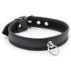 Collier O Ring Simili Noir Collier O Ring Simili Noir