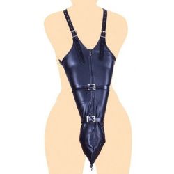 Camisole Strict Leather Zipper pas cher