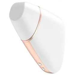 Stimulateur de clitoris connecté Love Triangle Satisfyer Blanc