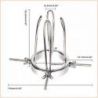 Speculum Anal métal Long Pipe 11.5cm