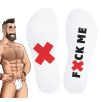 Chaussettes blanches Fuck Me SneakXX Chaussettes blanches Fuck Me SneakXX