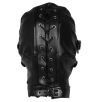 Cagoule avec Masque et Bâillon Blind Mask Gag Noire Cagoule avec Masque et Bâillon Blind Mask Gag Noire