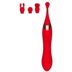 Stimulateur de clitoris Onax Double Pulse Rouge