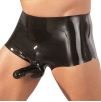 Short en latex avec Gaine de pénis Short en latex avec Gaine de pénis
