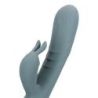 Vibro Rabbit Fingering Motion 23 cm Gris