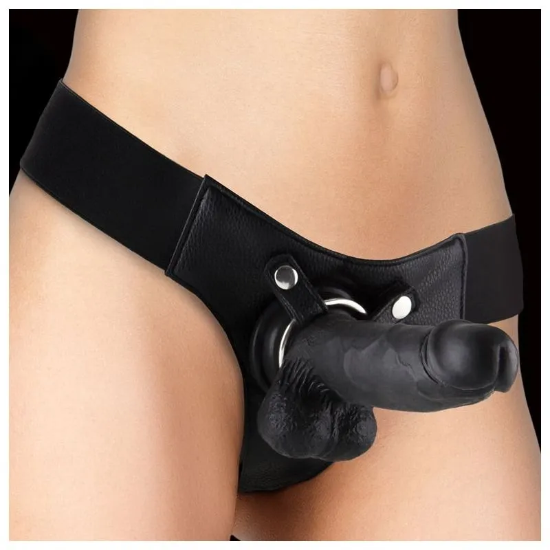 Gode ceinture Realistic Strap-On 16 x 4cm pas cher