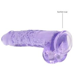 Gode Crystal Clear 19 x 4.5cm Violet