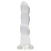Gode Twist Crystal RealRock 16 x 4cm Transparent Gode Twist Crystal RealRock 16 x 4cm Transparent