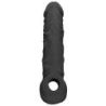 Gaine de pénis Realrock Curve 17 x 4.5cm Noire