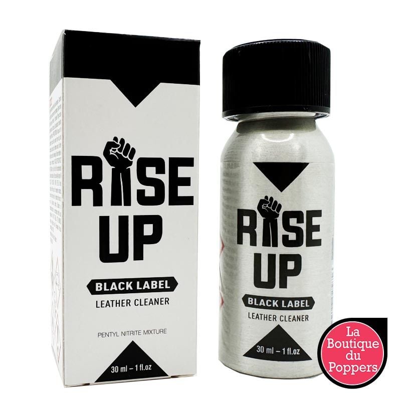 Poppers Rise Up Black Label 30ml Pentyl pas cher