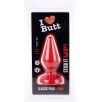 Plug Classic M I Love Butt 13 x 5.3 cm Rouge