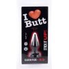 Plug Classic XS I Love Butt 9 x 3 cm Noir Plug Classic XS I Love Butt 9 x 3 cm Noir