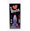 Plug Classic XS I Love Butt 9 x 3 cm Bleu Plug Classic XS I Love Butt 9 x 3 cm Bleu