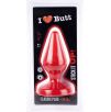 Plug Classic XL I Love Butt 17 x 7.5 cm Rouge Plug Classic XL I Love Butt 17 x 7.5 cm Rouge