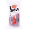 Plug Slim S I Love Butt 8.5 x 3 cm Rouge