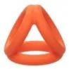 Ballstretcher en silicone Alpha Tri-Ring 38 mm Orange