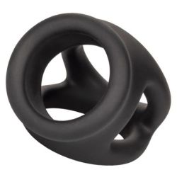 Ballstretcher en silicone Alpha Dual 37 mm Noir