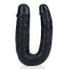 Double Gode U Shape 12 x 3cm Noir