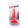 Plug Slim L I Love Butt 14 x 4.8 cm Rouge