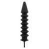 Gode gonflable Expert Ribbed 28 x 6 cm Noir