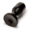 Plug Ribbed Plug 10.5 x 5 cm Noir