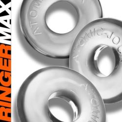 Lot de 3 Cockrings Ringer Max 20 mm Transparents