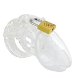 Cage de chasteté MINI LOCKY 6 x 3.2 cm Transparente