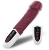 Gode Vibrant Bidick 14 x 3.9cm Bordeaux Gode Vibrant Bidick 14 x 3.9cm Bordeaux