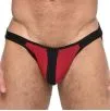 Jockstrap Troy Bordeaux-Noir pas cher