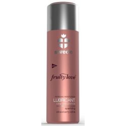 Lubrifiant Aromatisé FRUITY LOVE Vin de fraise pétillant 50 ml pas cher
