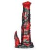 Gode Iktorix 20 x 5cm Noir et Rouge Gode Iktorix 20 x 5cm Noir et Rouge