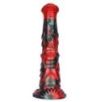 Gode Iktorix 20 x 5cm Noir et Rouge Gode Iktorix 20 x 5cm Noir et Rouge