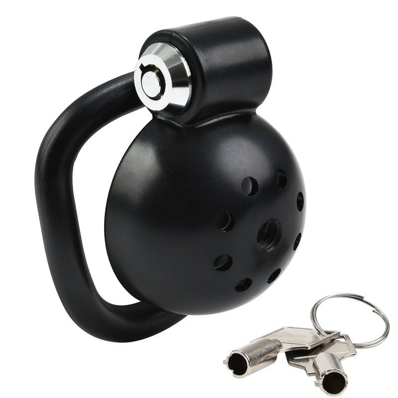 Cage Round Lock 4 x 3.5 cm Noire Cage Round Lock 4 x 3.5 cm Noire