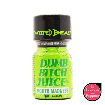 Poppers Dumb Bitch Juice Mojito Madness 10ml Amyl pas cher