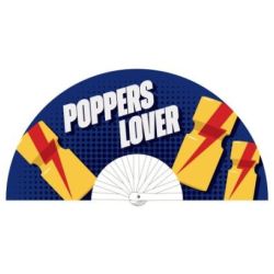 Eventail géant 60cm POPPERS LOVER pas cher