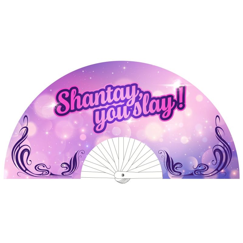 Eventail géant 60cm SHANTAY, YOU SLAY ! - DRAG QUEEN Eventail géant 60cm SHANTAY, YOU SLAY ! - DRAG QUEEN