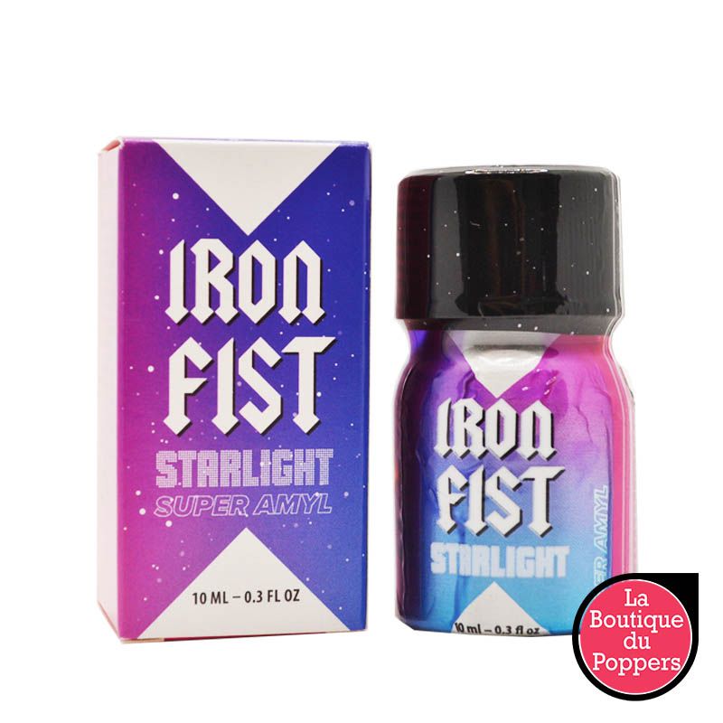 Poppers Iron Fist Starlight 10ml Super Amyl Poppers Iron Fist Starlight 10ml Super Amyl